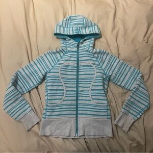 Lululemon Striped Scuba Hoodie Size 4